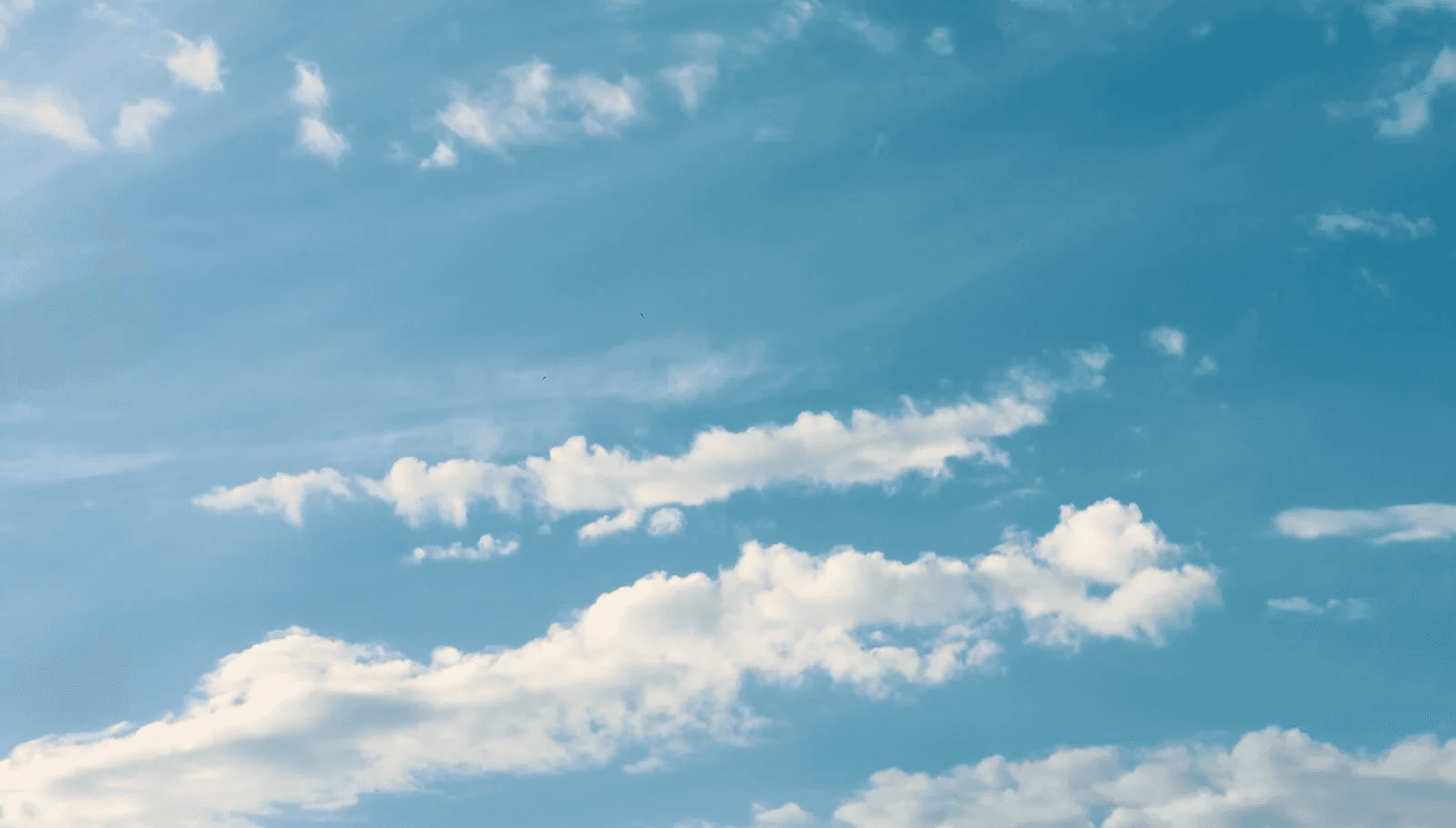 A sky full of clouds